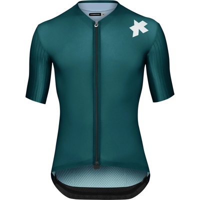 ASSOS Мъжка фланелка с къс ръкав за колоездене ASSOS Equipe RS Jersey S11 Cycling jersey - Deep Petrol (056-3005-0714)