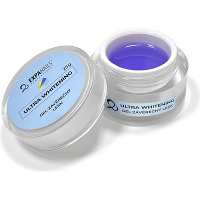 Expa nails gel ultra whitening finish závěrečný lesk vybělovací výpotkový 15 g