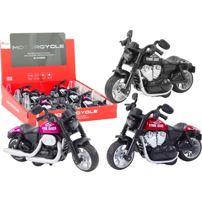 mamido Športový motocykel Harley s trecím pohonom 3 farby