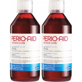 Perio-Aid Tekutý výplach ústní dutiny 500 ml 2 ks