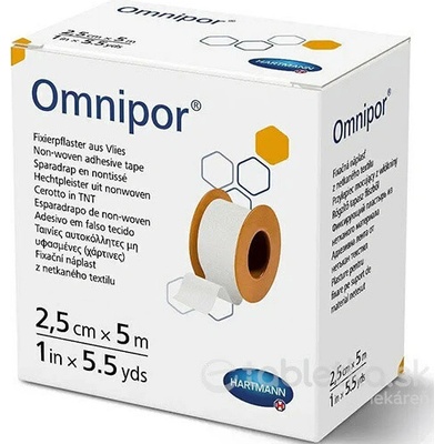 Omnipor hypoalergénna fixačná náplasť 2, 5 cm x 5m