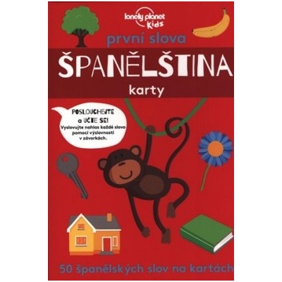 První slova Španělština karty