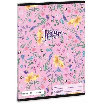 Ars Una Фльор: Тетрадка с флорални мотиви - А5 (53613660)