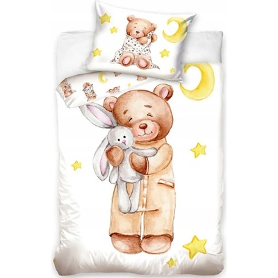 TipTrade obliečky Medvedík a zaspávač 100 x 135 cm 40 x 60 cm