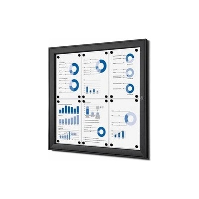 Jansen Display vnitřní vitrína 6 x A4