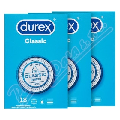 Durex Feel Thin Classic balíček 2+1 54 ks – Zbozi.Blesk.cz