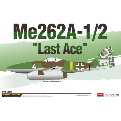 Academy Model Kit lietadlo 12542 Me262A-Last Ace LE:1:2 1:72