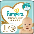Dětské pleny Pampers Premium Care 1 72 ks