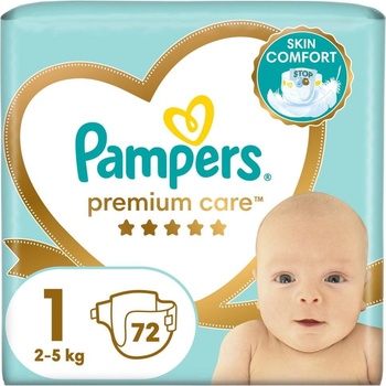 Pampers Premium Care 1 72 ks