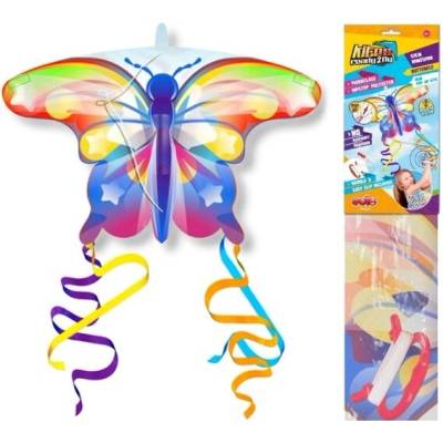 Eolo Toys mini nylonový drak motýľ 56 × 40 cm