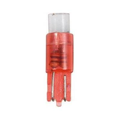 Lampa 58482 LED T5 W2x4,6d 12V 1,2W červená 5 ks