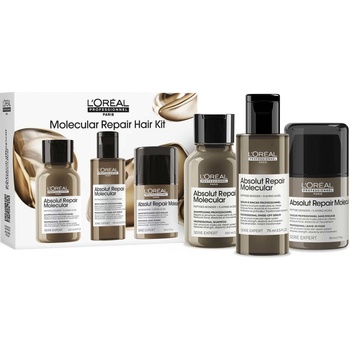 L'Oréal L'Oréal Professionnel Absolut Repair Molecular Комплект - Шампоан, Серум и Маска, 100 + 75 + 50 ml