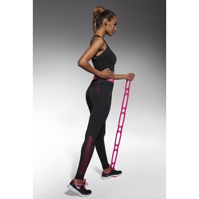 Bas Bleu dámské sportovní legíny Inspire black-pink