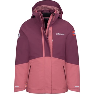 TROLLKIDS Детско 3-в-1 яке Trollkids Girl's Skanden 3in1 Jacket 3-in-1 jacket - Frozen Berry / Deep Ruby - размер 164 (EU) (703-2826-1120)