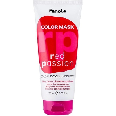 Fanola Color Mask подхранваща маска с цветни пигменти за съживяване на червените оттенъци Red Passion 200 ml (760902)
