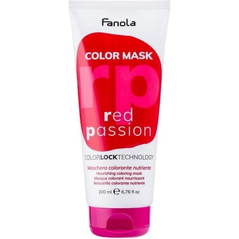 Fanola Color Mask подхранваща маска с цветни пигменти за съживяване на червените оттенъци Red Passion 200 ml (760902)