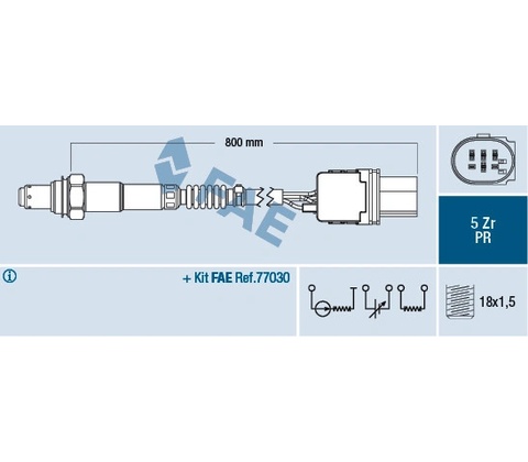 Lambda sonda FAE 75051