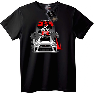 Тениска Godzilla x GT-R - L, Black