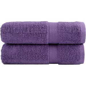 vidaXL Премиум хавлиени кърпи SOLUND 2 бр зелени 100x150 см 600 gsm (137359)