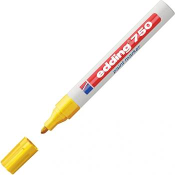 edding Перманентен маркер 750, цвят жълт (1010120356)