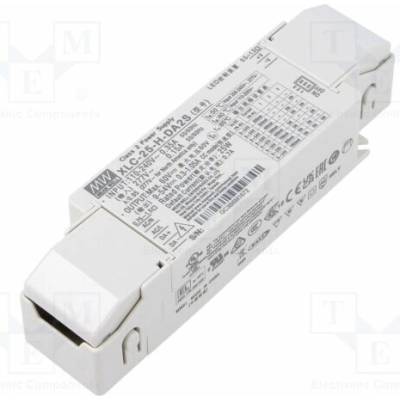MEAN WELL XLC-25-H-DA2S Napájecí zdroj: spínaný; LED; DALI 2; 25W; 9÷54VDC; 300mA÷1,05A