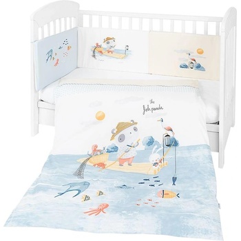 KikkaBoo Бебешки спален комплект 2 части EU style 70/140 The Fish Pan (kikka-41101020086)