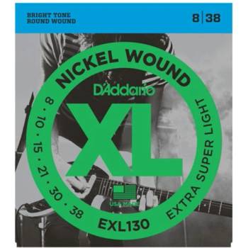D'Addario EXL130, Струни за електрическа 10-38 (EXL130)