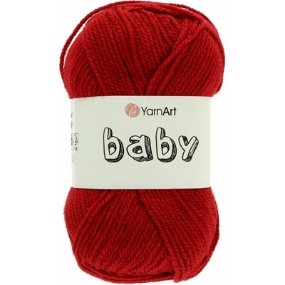 YarnArt Baby 3024 tmavo červená