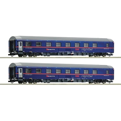 Roco Комплект от 2 спални вагона Nightjet, ÖBB/SBB (6200021)