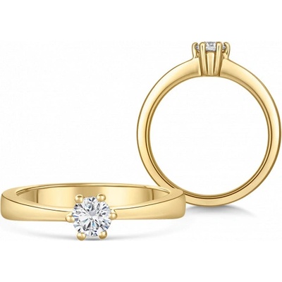 Sofia Diamonds zlatý zásnubní prsten s diamantem BDRB00069YG