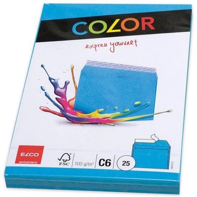 Elco Пощенски плик, C6, 114 х 162 mm, 100 g, прав капак със (1560120023)