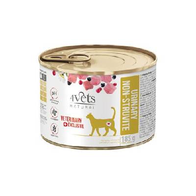 4Vets NATURAL VETERINARY EXCLUSIVE URINARY 185g pre mačky s ochorením močových ciest