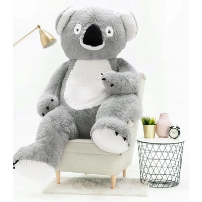 Veľká Koala TimiToy bielo sivá XL 190 cm