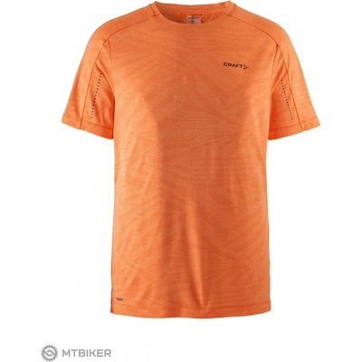 Craft ADV HiT SS Struct tričko oranžová