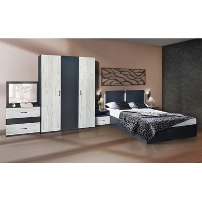 Мебелна фабрика НОВ ДОМ - гр. Ямбол Спален комплект Атина 5+ матрак Евро (95421)