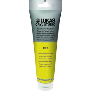 LUKAS Cryl Studio АКРИЛНА боя Fluorecent Lemon Yellow 125 ml 1 бр (46020012)