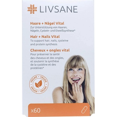 Livsane Podpora pre zdravé vlasy a nechty 60 kapsúl