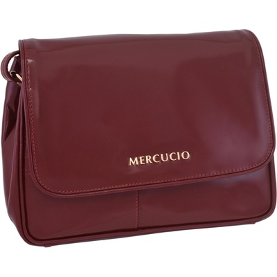 Mercucio dámská kožená crossbody kabelka červená 280108