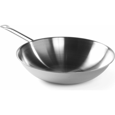 Třívrstvá pánev wok bez poklice, HENDI, ⌀360x(H)100mm