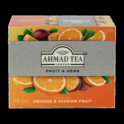 Ahmad Tea Orange & Passionfruit porcovaný čaj 75 x 1,8 g