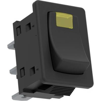Modul ovládací a sígnalizačný USS-09 - Spínač so signálkou žltá) max. 10A/250 V (ELKO