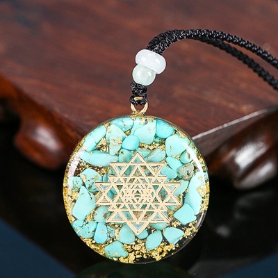 BudNej Amulet vytrvalost a sebepoznání z tyrkysu MN6019