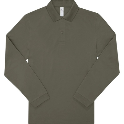 B&C polokošile B&C My Polo 180 LSL dlouhý rukáv COT01U42500101-camo green