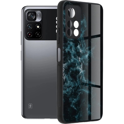 Techsuit - Glaze Series Xiaomi Redmi Note 11 5G / Redmi Note 11s 5G / Poco M4 Pro 5G modré Nebula