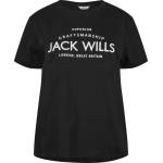 Jack Wills Дамска тениска Jack Wills Forstal Boyfriend T-Shirt Ladies - Black
