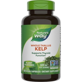 Nature's Way Келп (кафяви водорасли) 600 mg 180 V-капсули | Nature’s Way (14508)