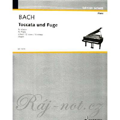 Partitura Para Piano: Toccata And Fugue In D Minor De Johann Sebastian Bach - BWV 565