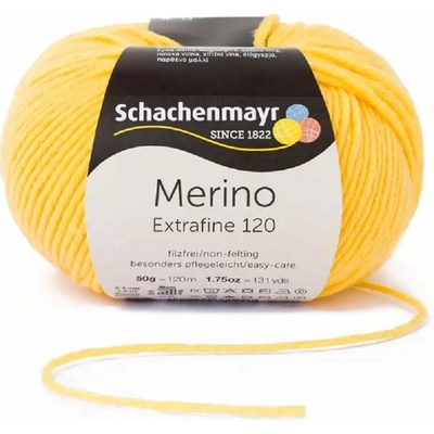 Schachenmayr Merino extrafine 120 Světle žlutá 120