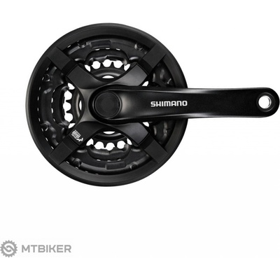 Shimano FC-TY501 kľuky, 170 mm, 3x8, 42/34/24T, štvorhran