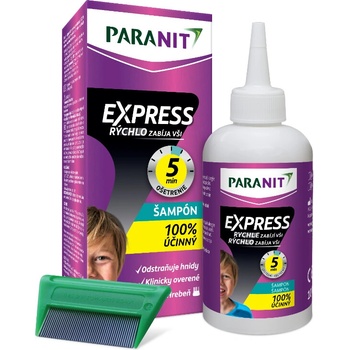 Paranit Express Šampon 100 ml + hřeben